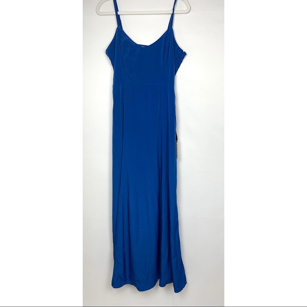 NWT Revolve BB Dakota Loulla Sleeveless Cutout Maxi Dress Baltic Blue 8 - Picture 3 of 10